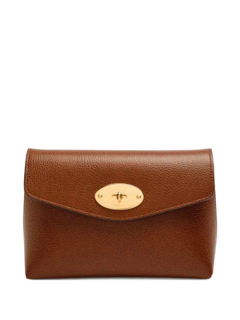 Mulberry Darley textured turn-lock pouch