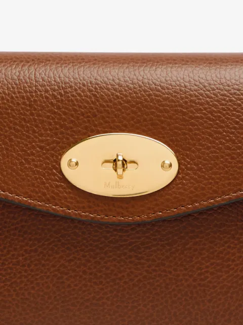 MULBERRY 다를리 텍스처드 턴락 파우치