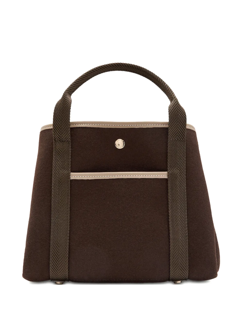 Rue De Verneuil Borsa tote Traversée S in lana - Marrone