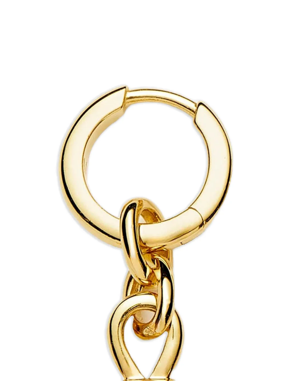 Missoma Ridge oorringen met T-bandje - Goud