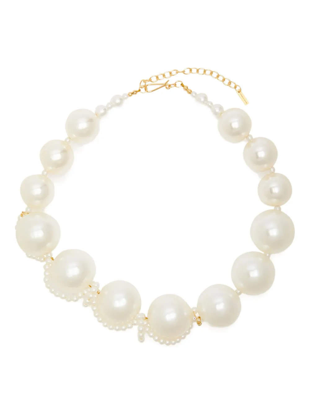 Completedworks Collana The Arcs of the Moon con perle sintetiche - Oro