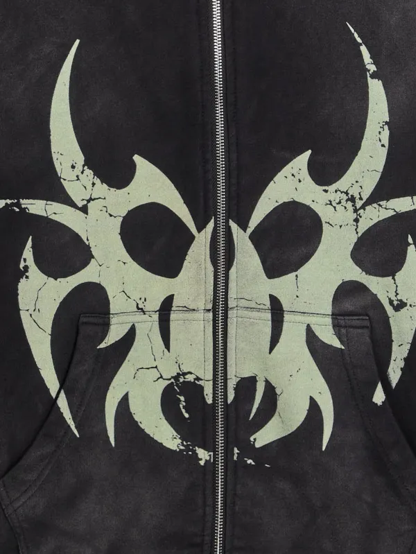 chi-chi☆様　tdfブラック36 CHEW FOREVER Graphic zip-up Hoodie | Black | FARFETCH