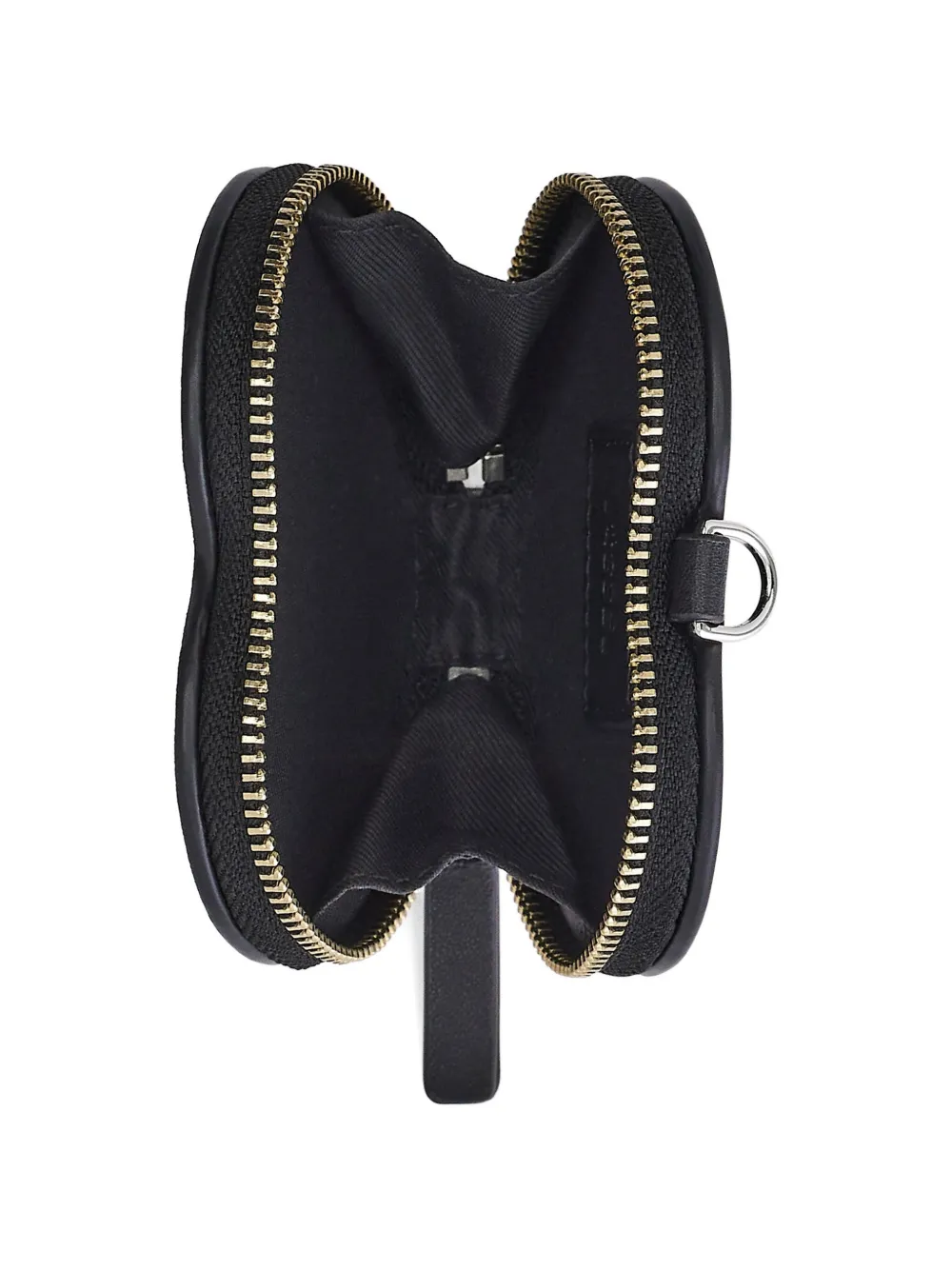 Marc Jacobs Heart Cookie leren bedel Zwart