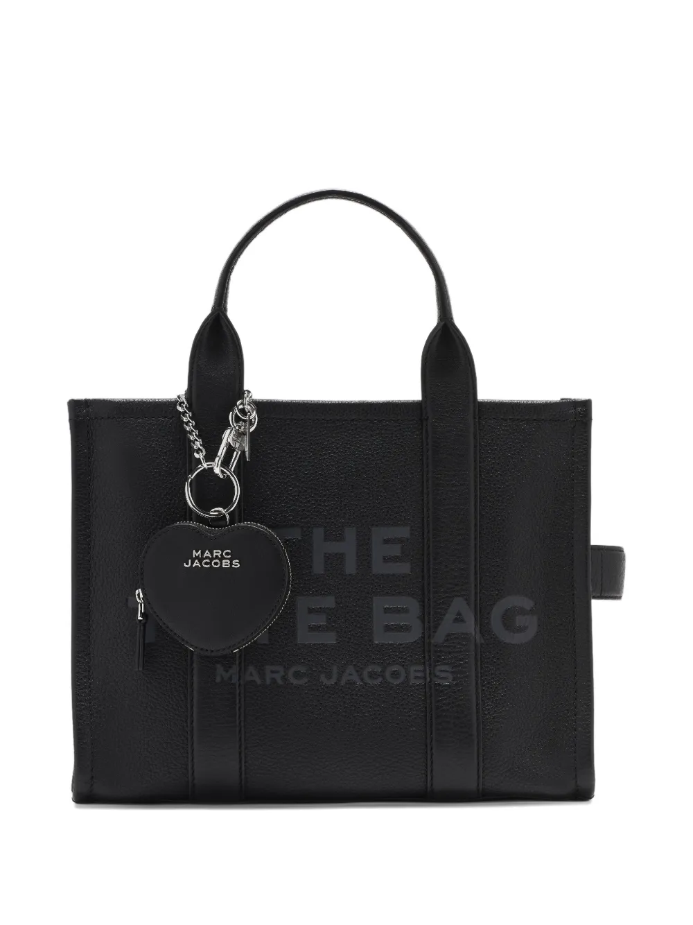 Marc Jacobs ハート クッキー レザーチャーム | ブラック | FARFETCH JP