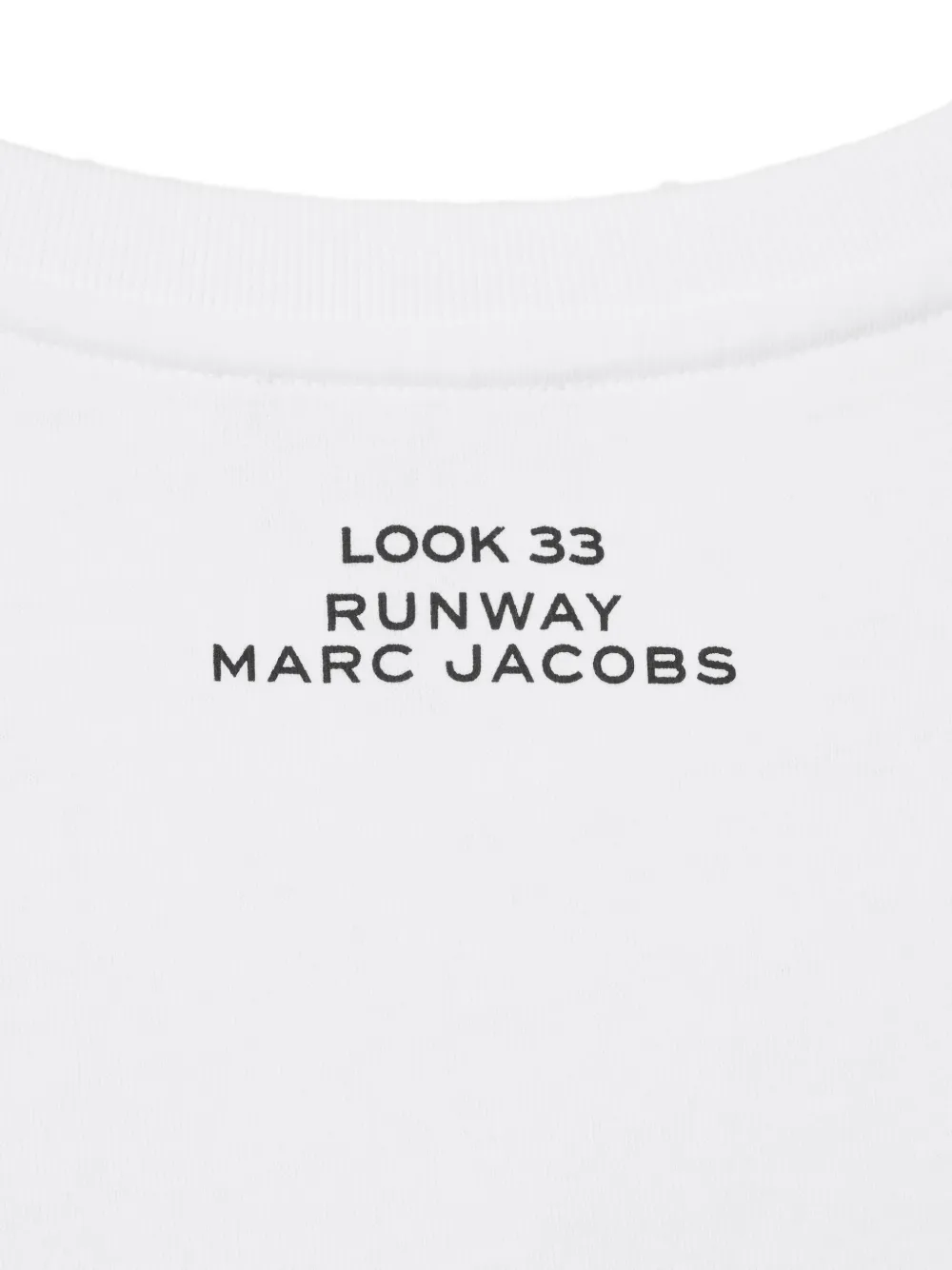 Marc Jacobs Look 33 T-shirt met korte mouwen Wit