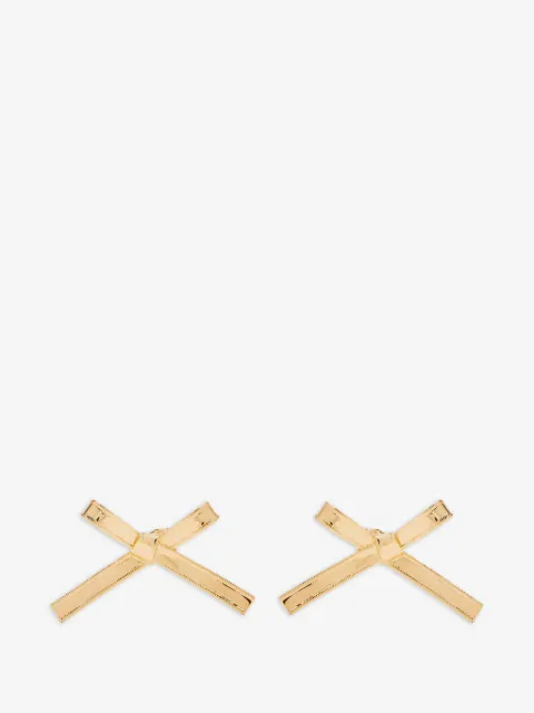 Marc Jacobs bow-shape earrings