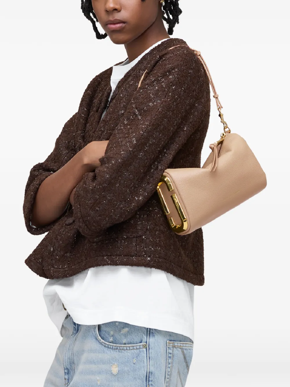  Marc Jacobs The Snapshot Shoulder Bag - Neutrals 