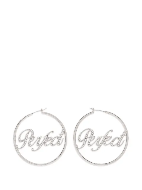 Marc Jacobs crystal-embellished hoop earrings