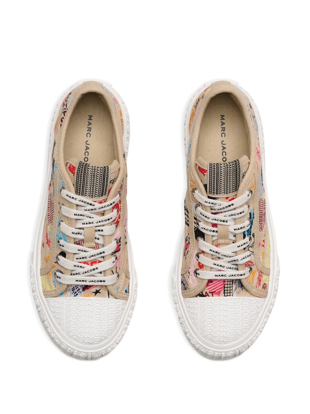 Marc Jacobs The Punk Scribble sneakers Beige