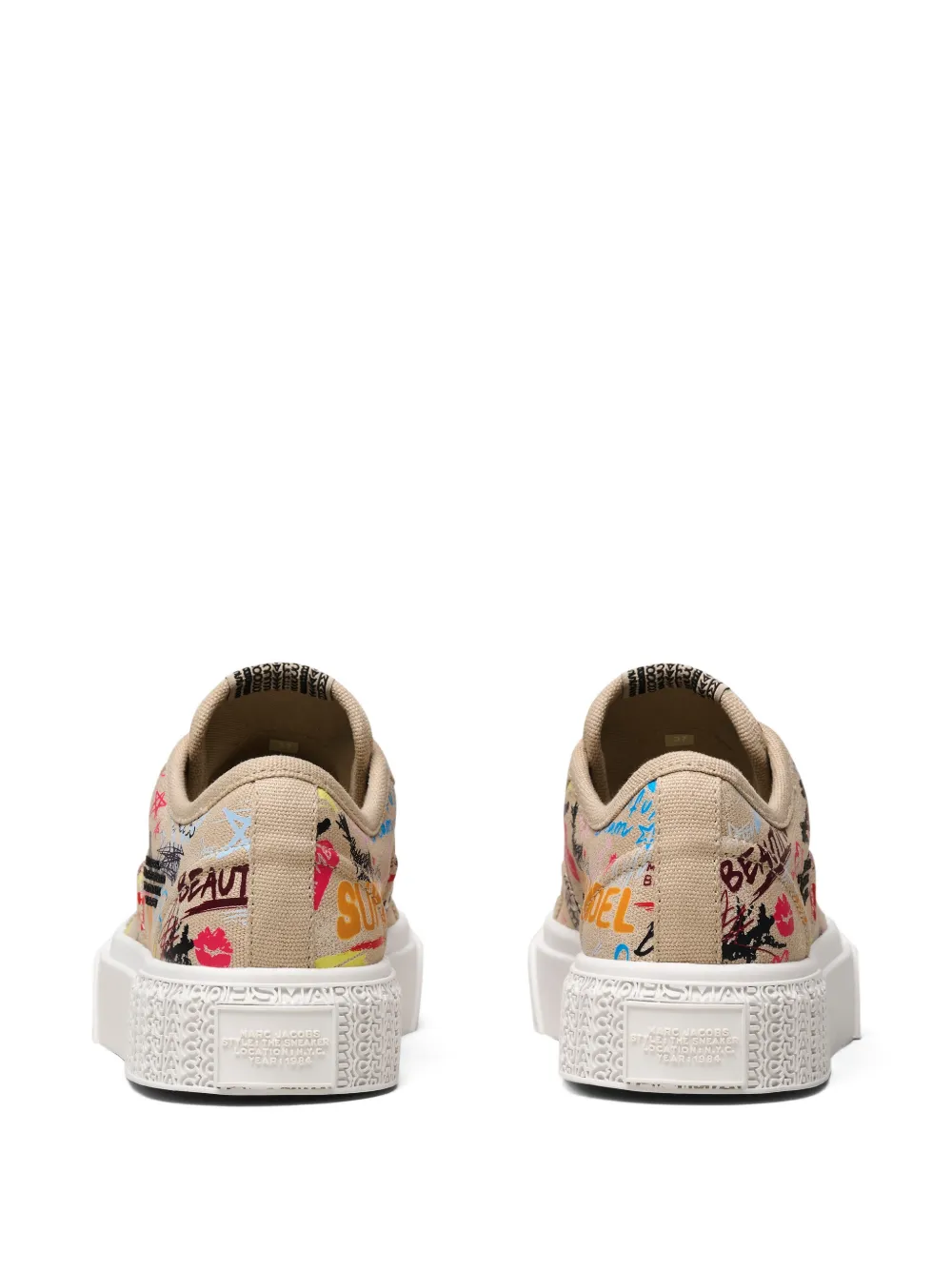 Marc Jacobs The Punk Scribble sneakers Beige