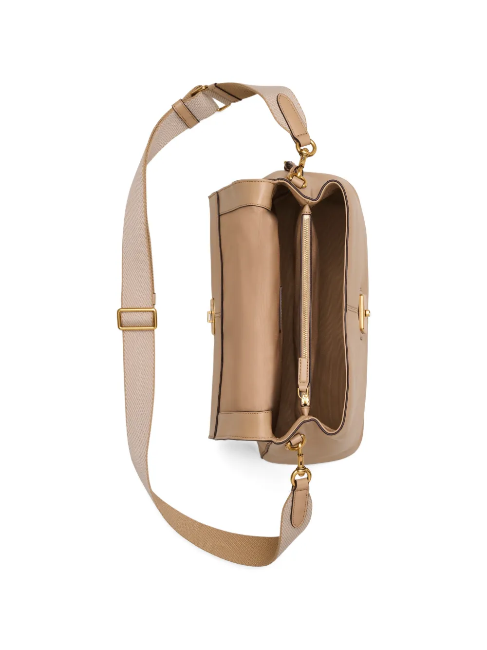 Marc Jacobs Cristina leren schoudertas Beige