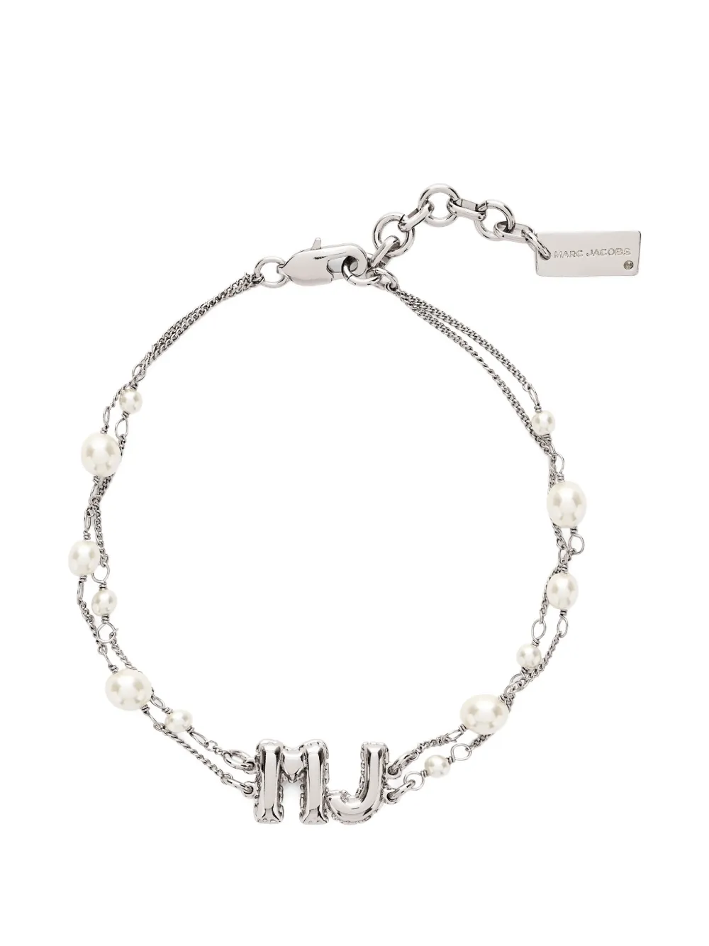 Marc Jacobs The Pearl Balloon Bracelet In Metallic