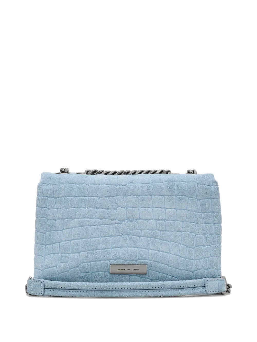 Marc Jacobs The Suede Croc Slim Dual Convertible Shoulder Bag