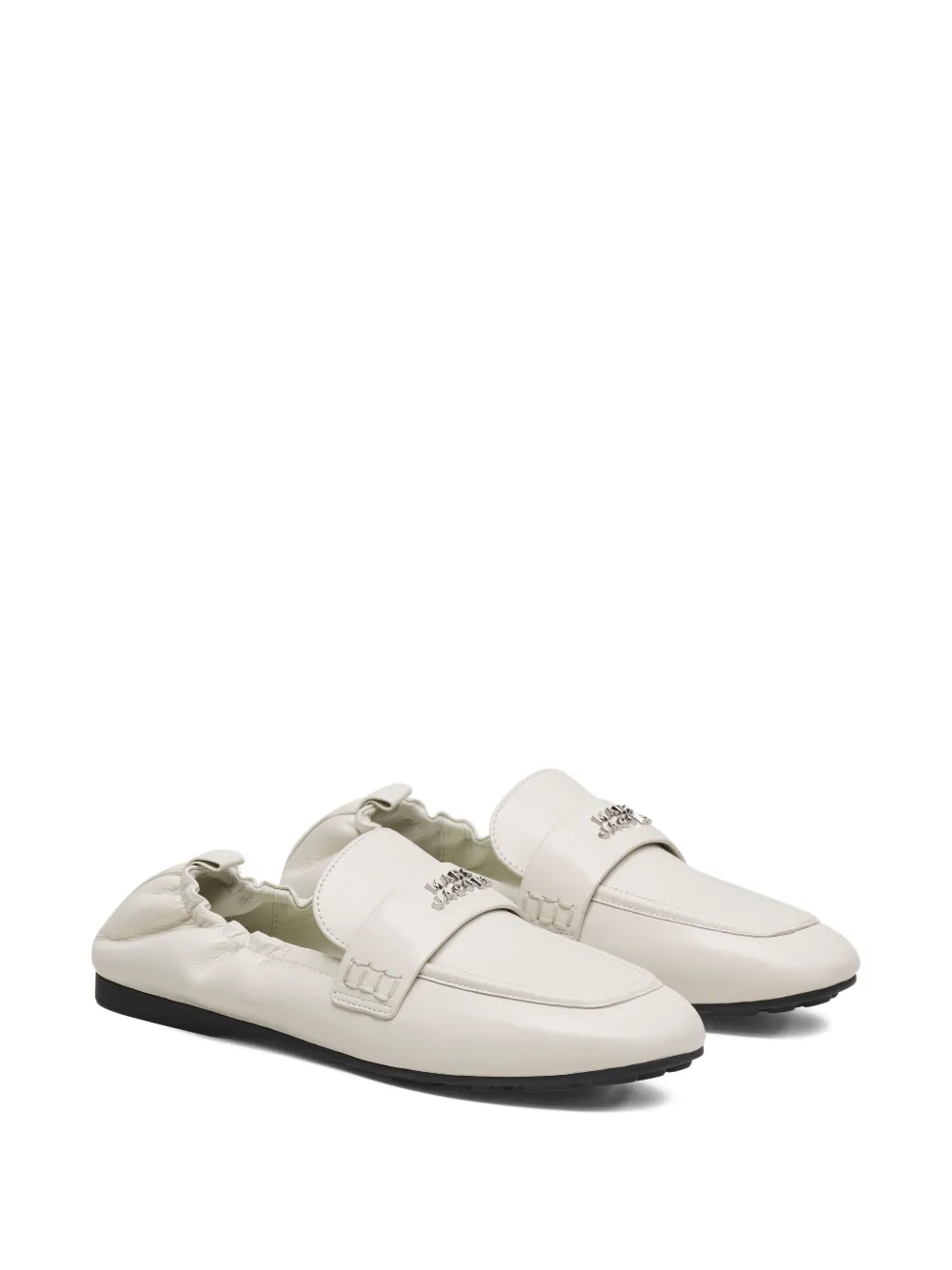 Marc Jacobs Leren loafers Beige
