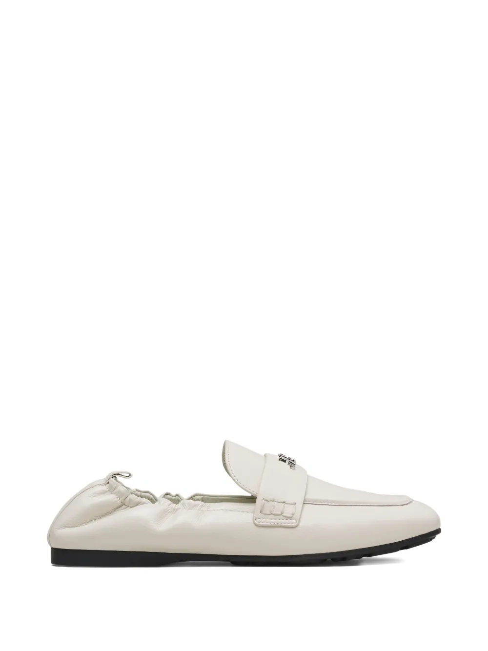 Marc Jacobs Slip-on Leather Loafers In Neutral