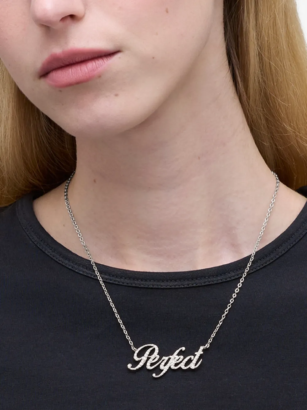  Marc Jacobs The Perfect Imperfect Necklace - Silver 
