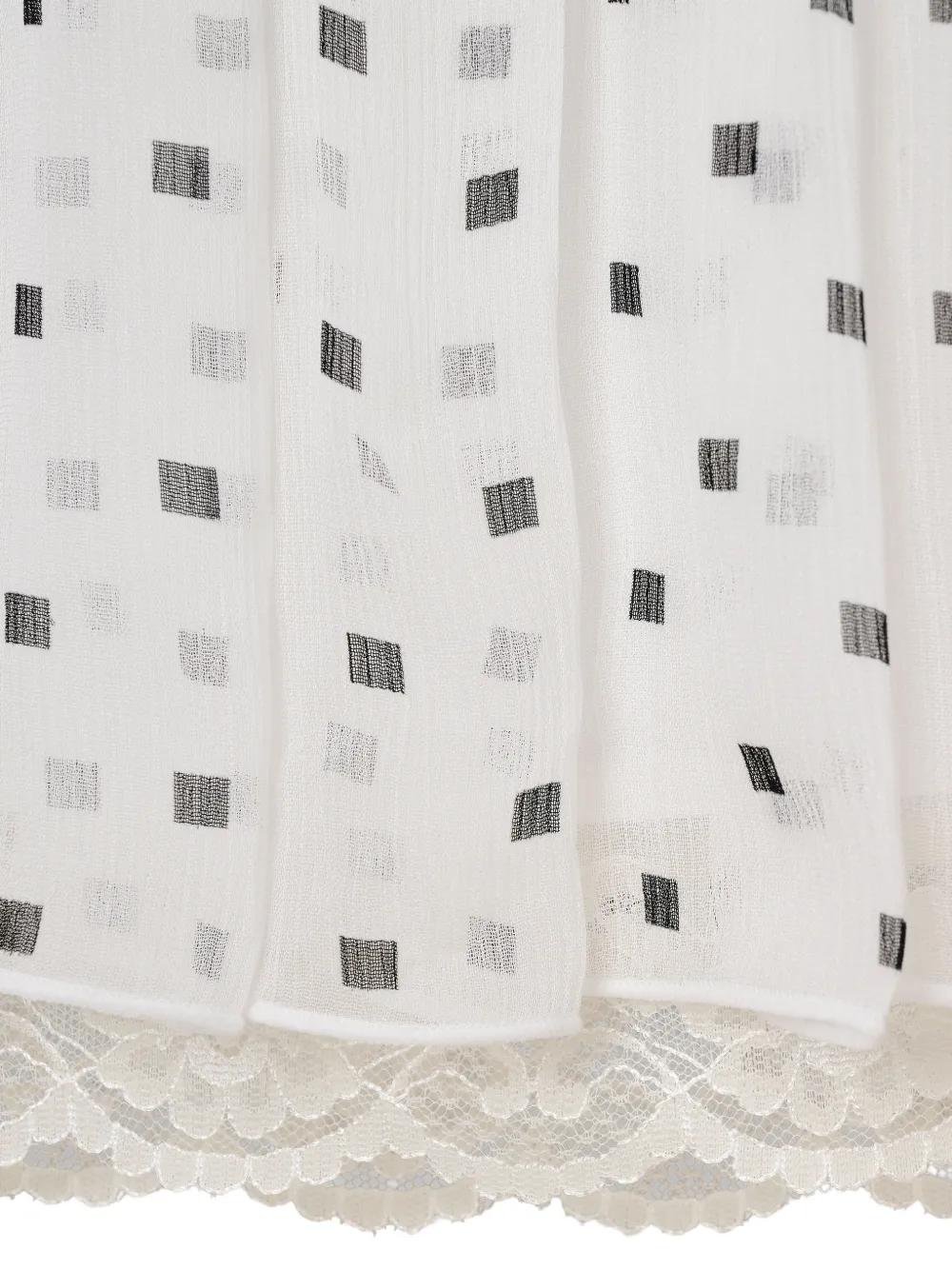 Marc Jacobs Midi-rok met kant Wit