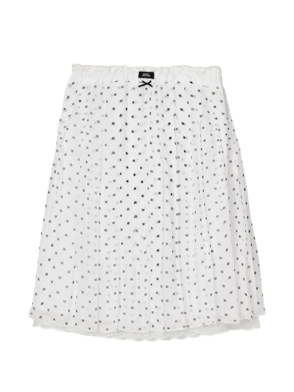 Marc Jacobs レースディテール スカート | ホワイト | FARFETCH JP