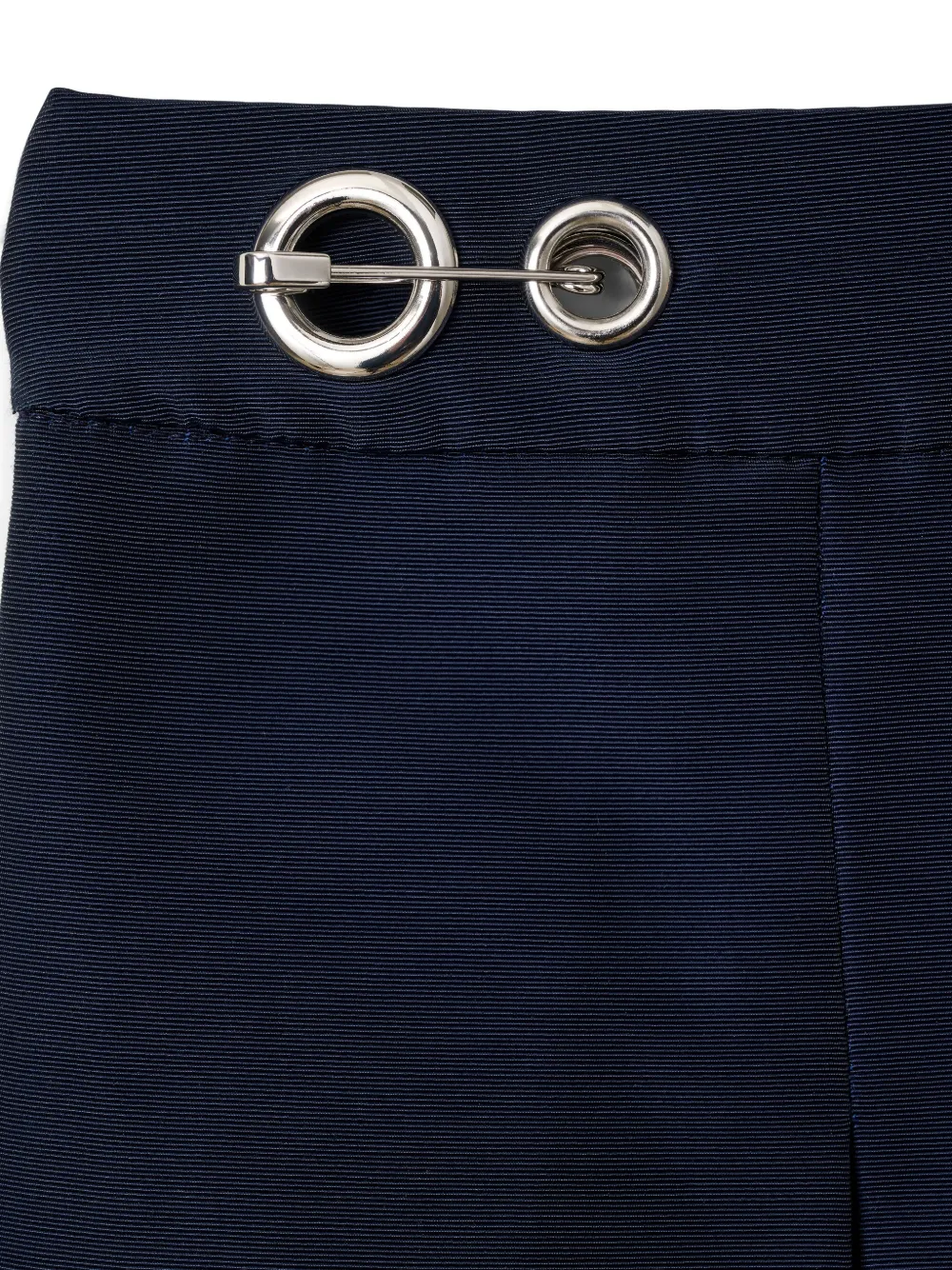 Marc Jacobs Plooirok met veiligheidsspeld Blauw