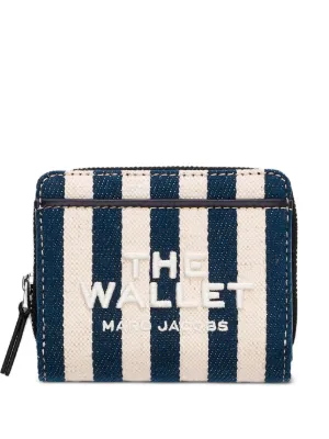 【極美品】MARC JACOBS ザ トリンケット ユーティリティ 二つ折り財布 Marc Jacobs ザ トリンケット プリント ファスナー財布 | ブルー