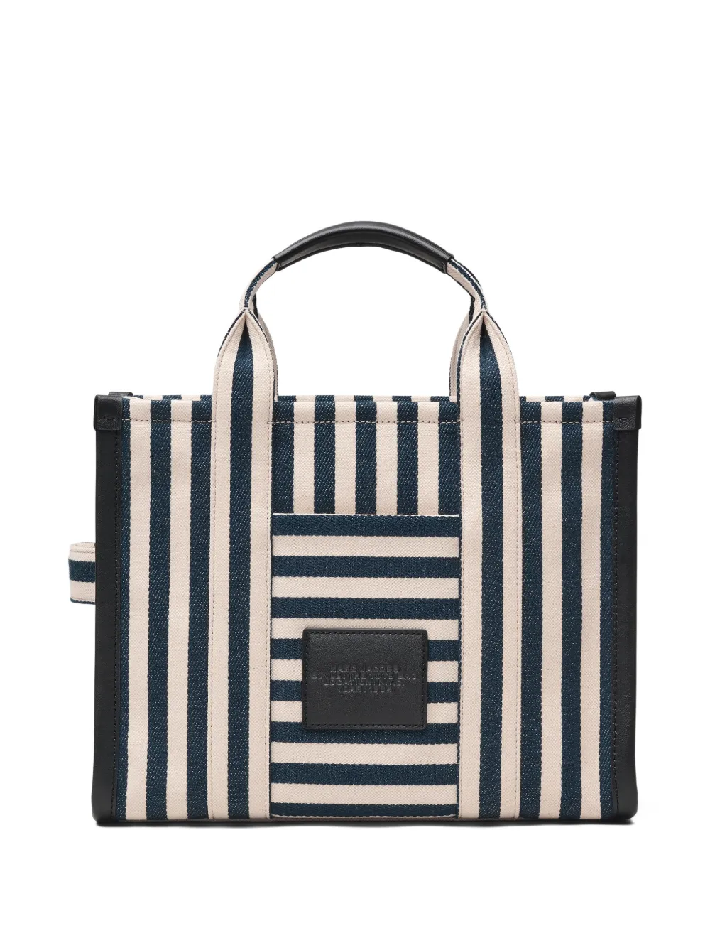 Marc Jacobs Medium The Stripe Canvas Tote shopper Blauw