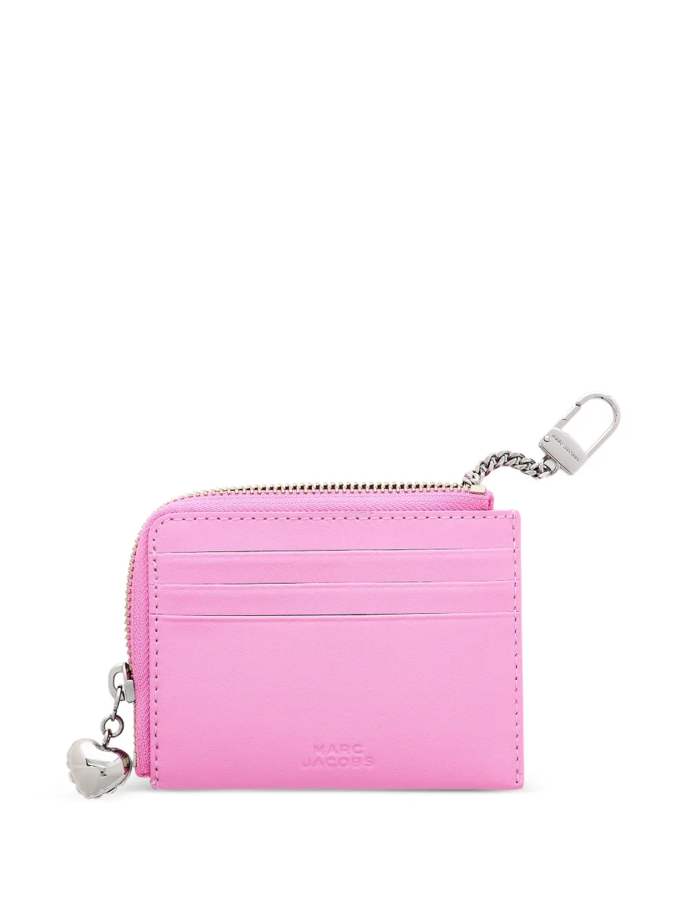  Marc Jacobs Logo Charm Zip Wallet - Pink 