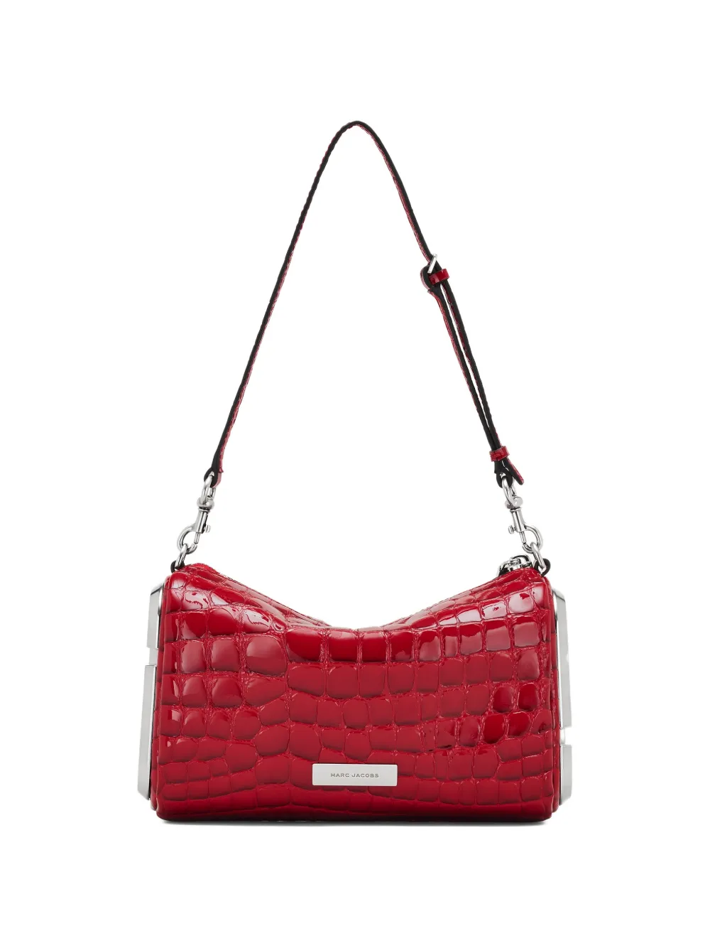 Marc Jacobs Borsa a spalla The Glossy Croc Snapshot - Rosso