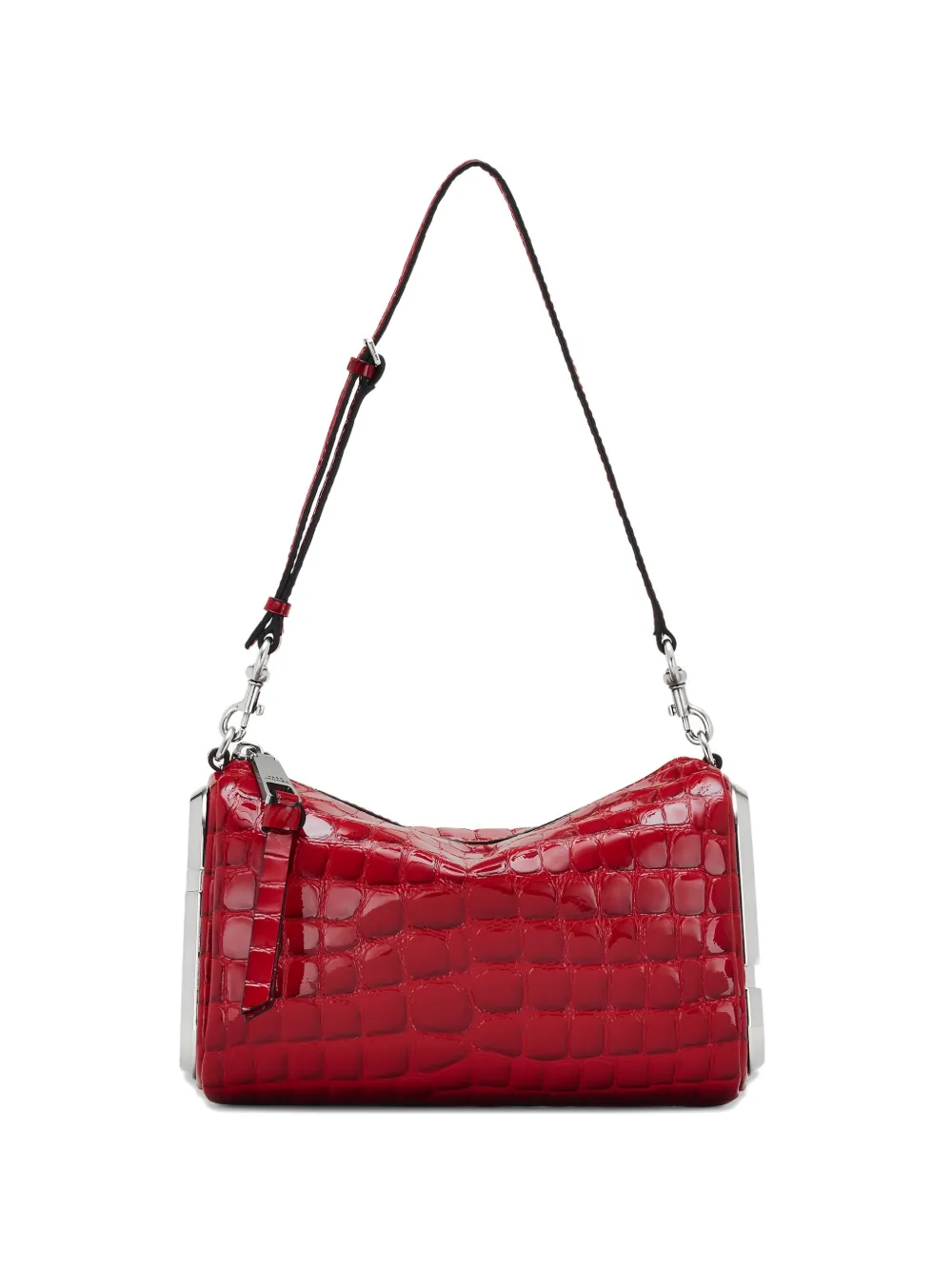  Marc Jacobs The Glossy Croc Snapshot Shoulder Bag - Red 