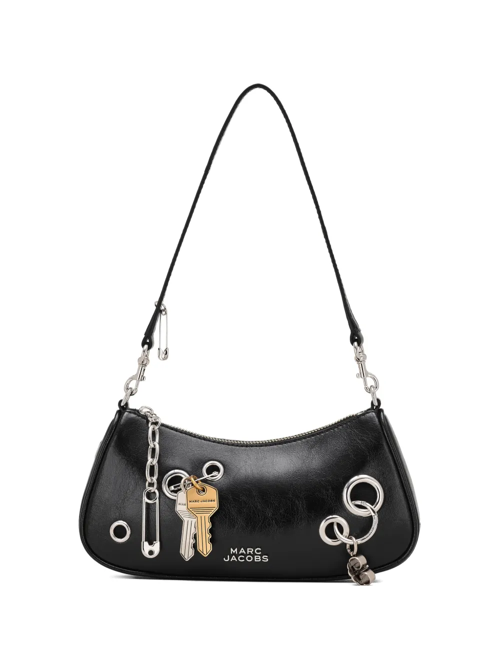 Marc Jacobs Borsa a spalla The Grommet Charm - Nero