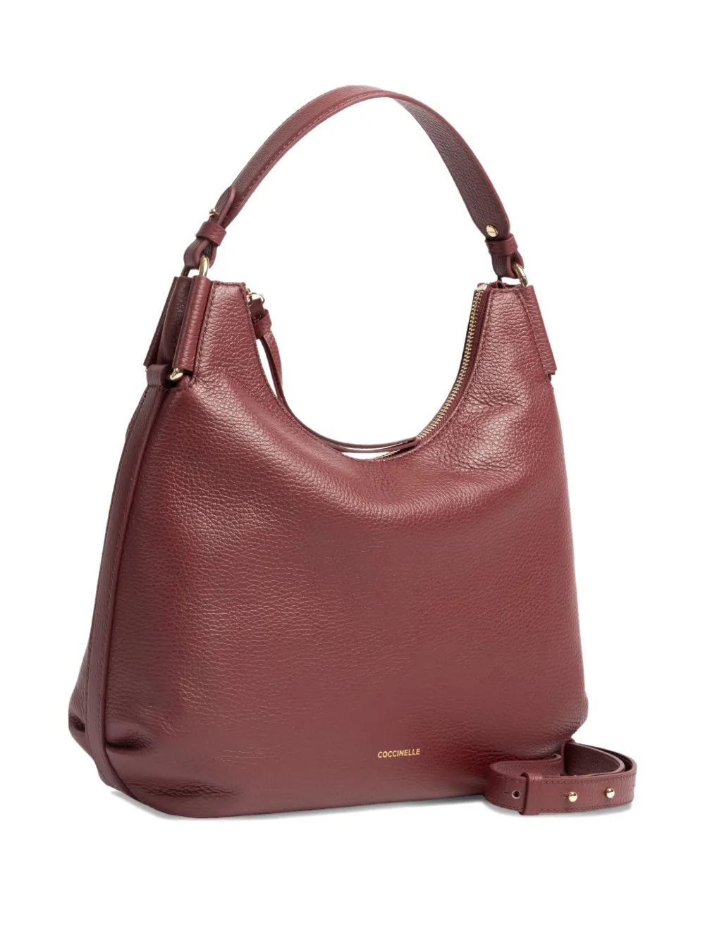 Coccinelle Rebekka kleine schoudertas met rits - Rood