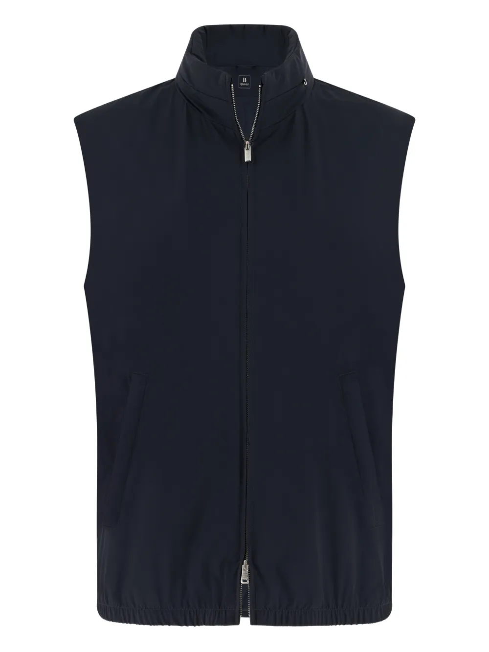 Boggi Milano zip fastening gilet - Blu