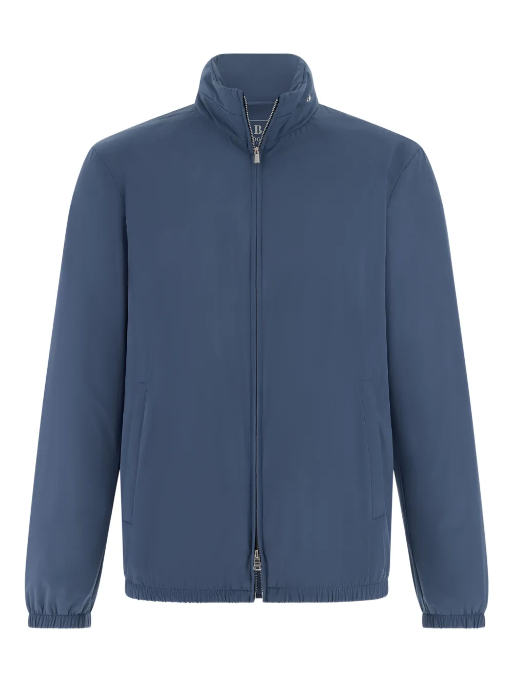Boggi Milano zip technical fabric jacket - Blau