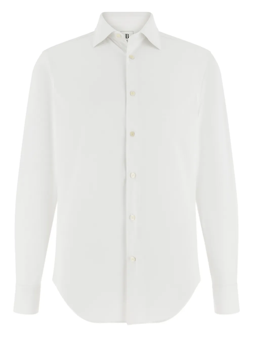Boggi Milano slim fit tokyo-collar shirt - Weiß