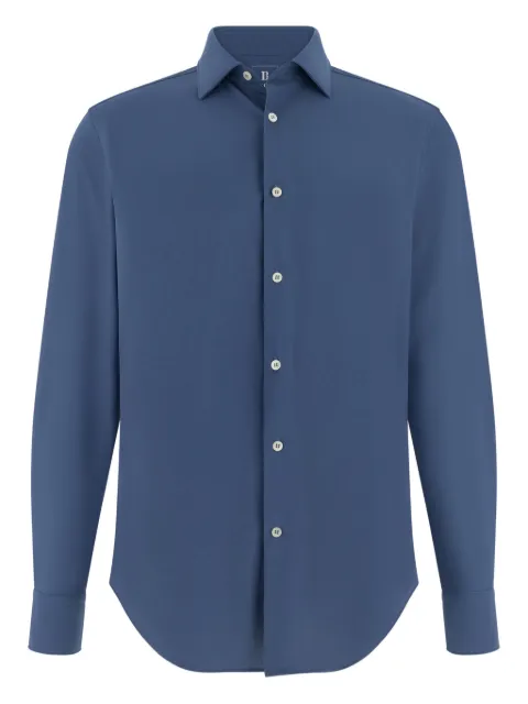 Boggi Milano tokyo-collar slim shirt