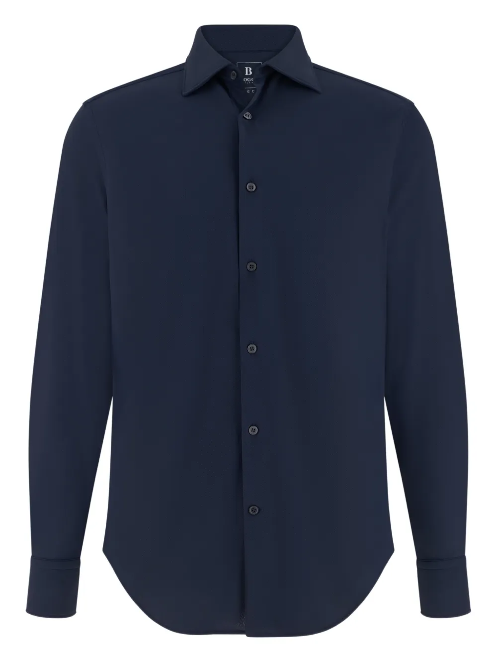 Boggi Milano slim fit collar shirt - Blau