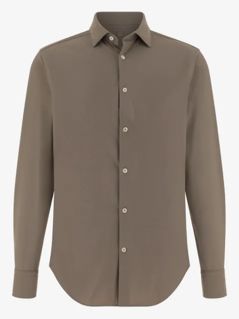 Boggi Milano tokyo-collar stretch shirt