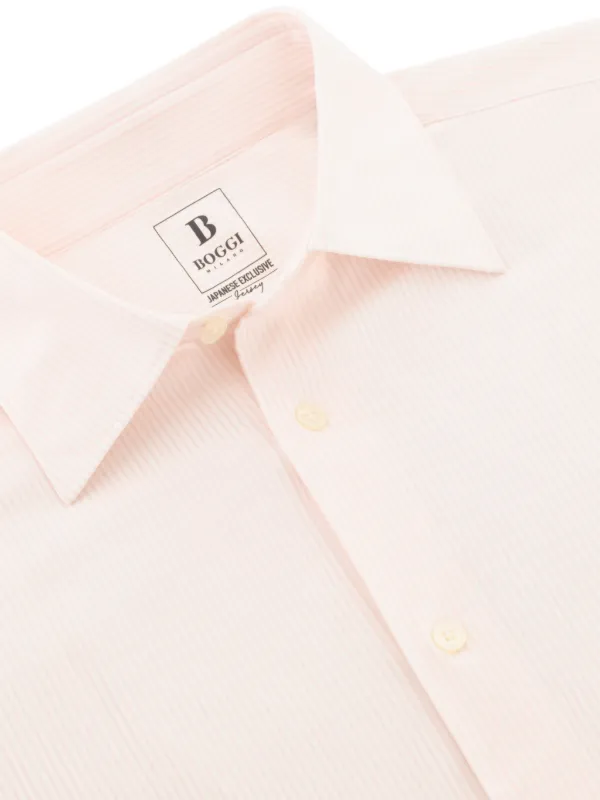 Boggi Milano, Regular Fit Japanese Jersey Polo Shirt, Man, Pink, Size: S