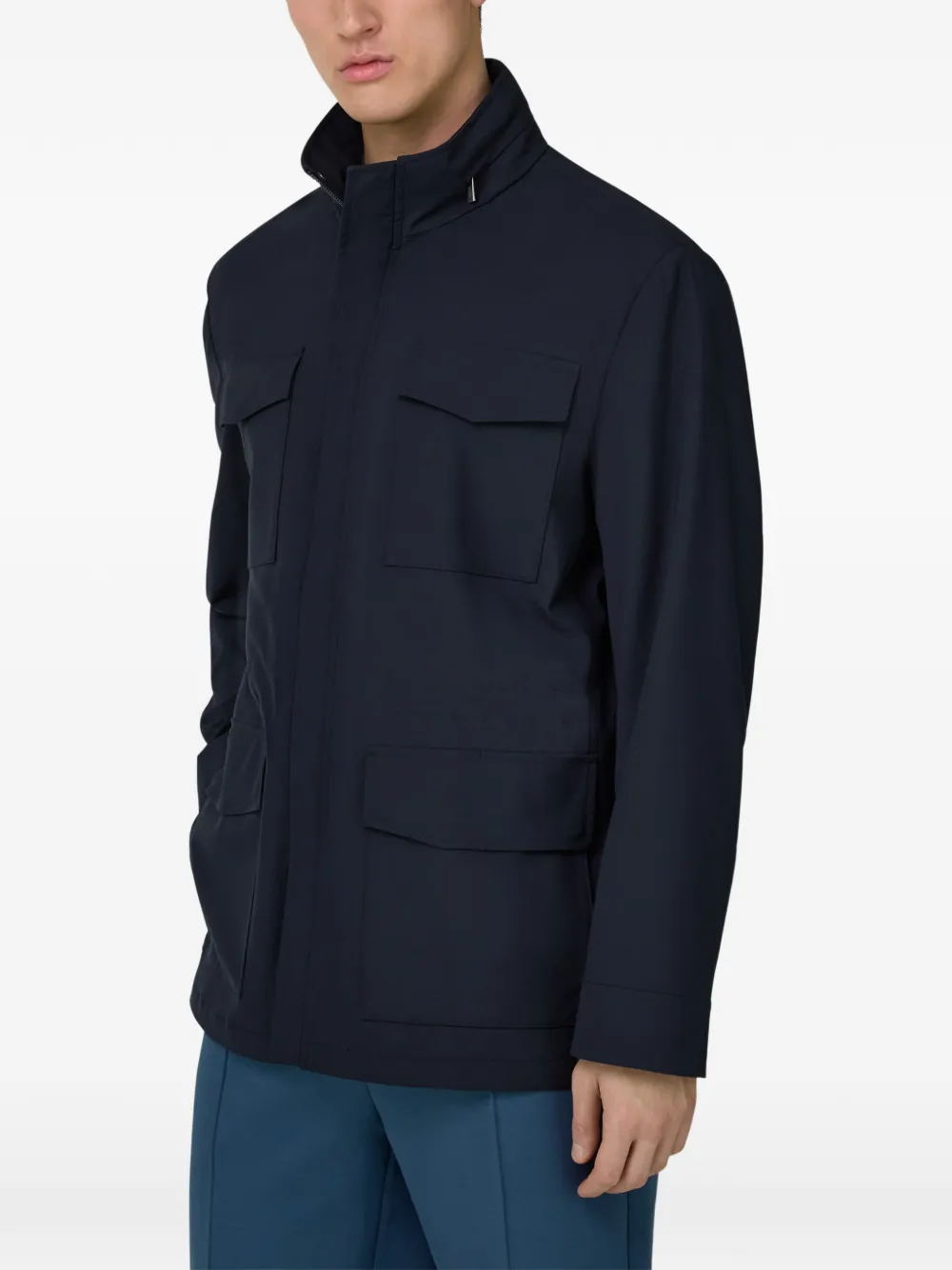 Laminated Technical Field Jacket