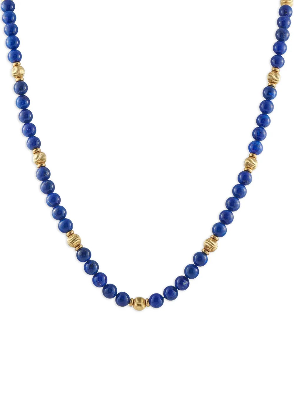 LB Exclusive lapis bead necklace - Blu