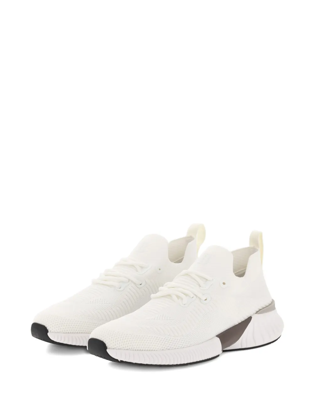 Boggi Milano Willow gebreide sneakers Wit