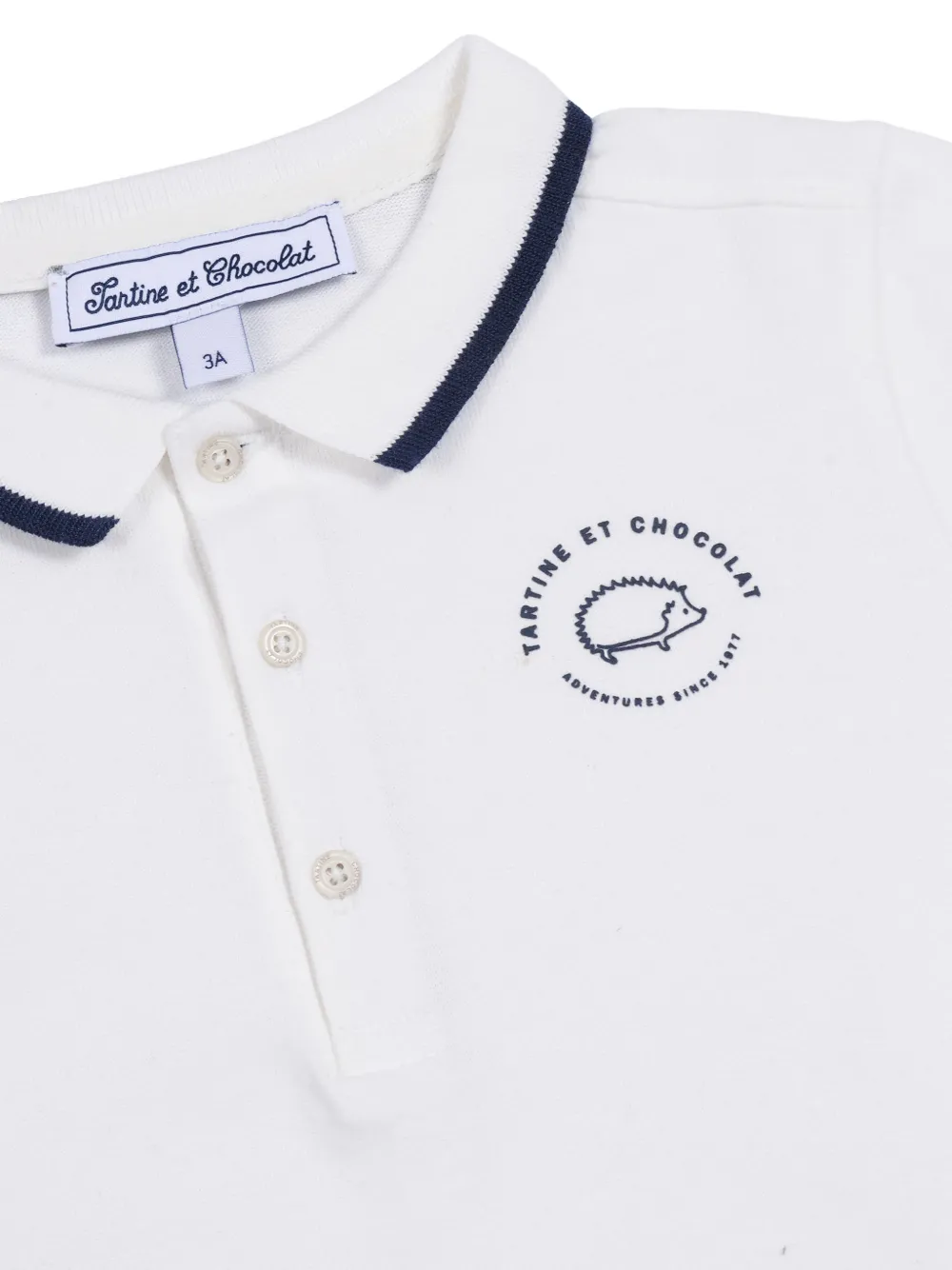 Tartine Et Chocolat Poloshirt met lange mouwen Wit