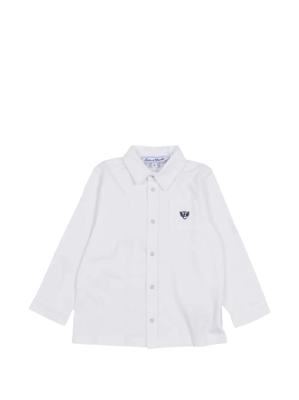 Tartine Et Chocolat cotton shirt - Bianco