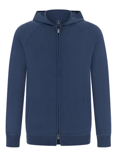 Boggi Milano full-zip hooded sweater