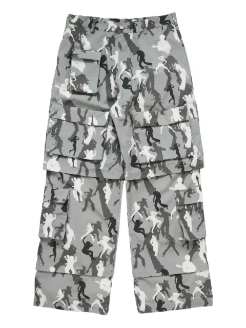 Spencer Badu camo cargo pants