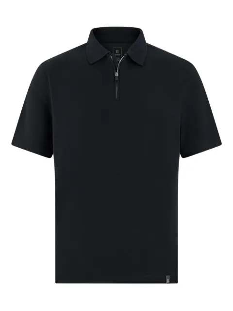 Boggi Milano collar zip polo shirt