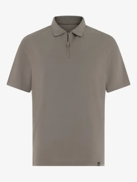 Boggi Milano high-performance piqué polo shirt with S-Cafè® yarn