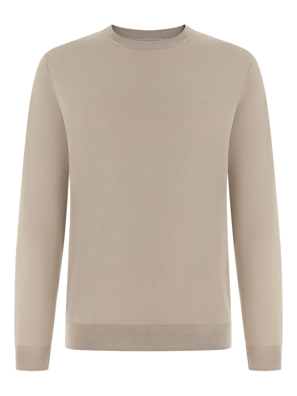 Boggi Milano crew neck knitwear - Nude