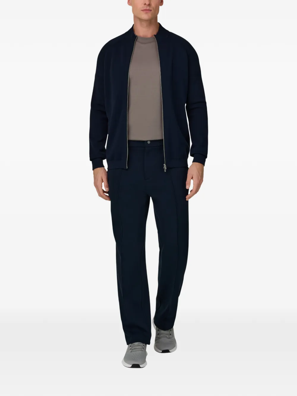 Boggi Milano Trui met opgestikte zak - Blauw