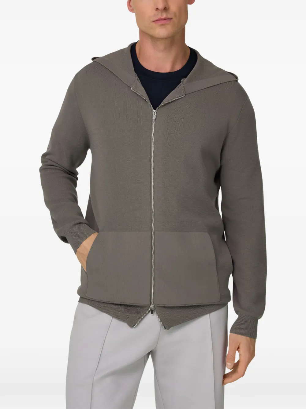 Full-Zip Raglan Jumper