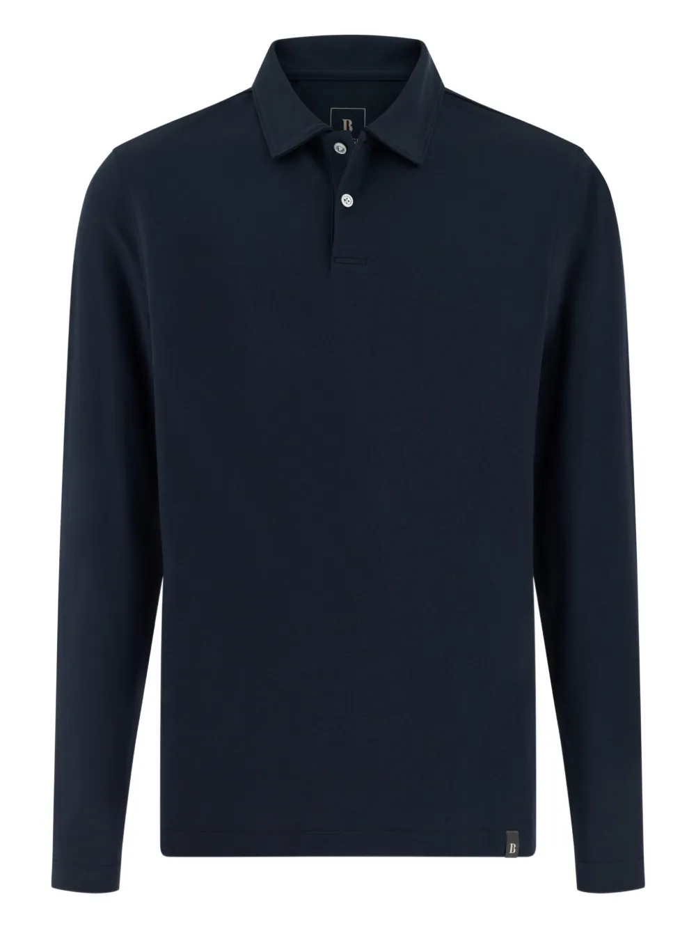 Boggi Milano appliquéd piqué polo shirt - Blu